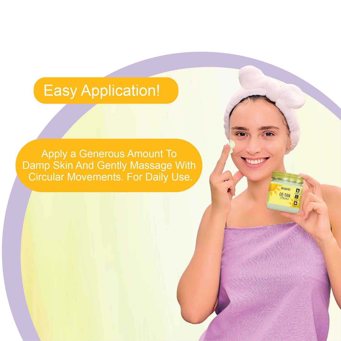 Detan Cream for Face & Body Tan Removal Cream - 380 Ml