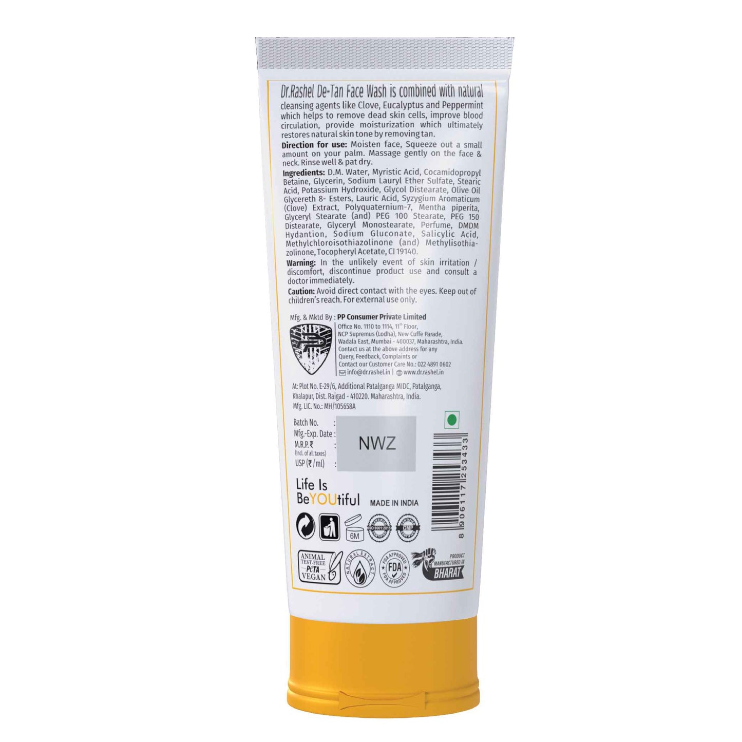 Dr.Rashel Detan Face Wash - 100 Ml