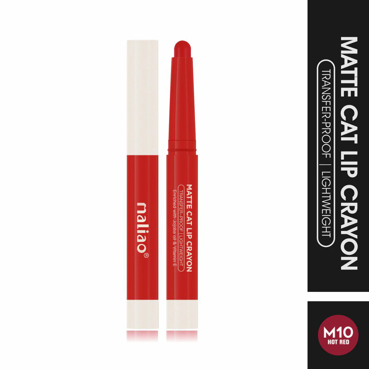 Maliao Matte Cat Lip Crayon - Transfer-Proof & Lightweight Long-Lasting Color