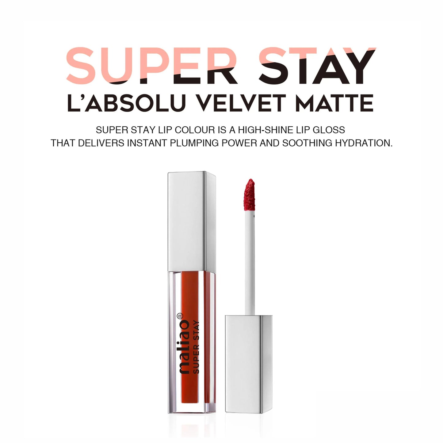 Maliao Super Stay L'Absolu Velvet Matte Lipstick - Luxurious Velvet Lips that Last