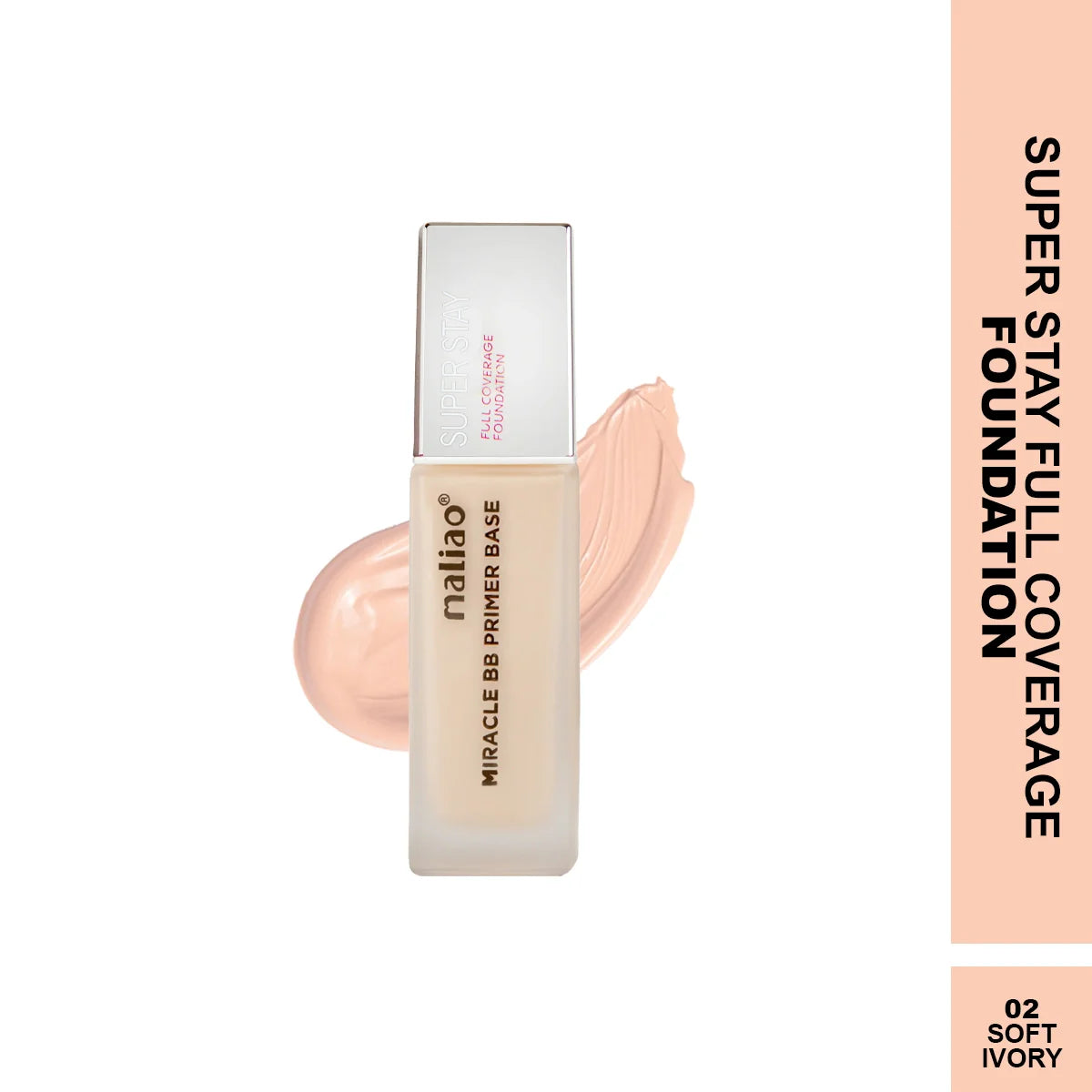 Maliao Super Stay Full Coverage Miracle BB Primer Base Foundation - Ultimate Beauty Fusion