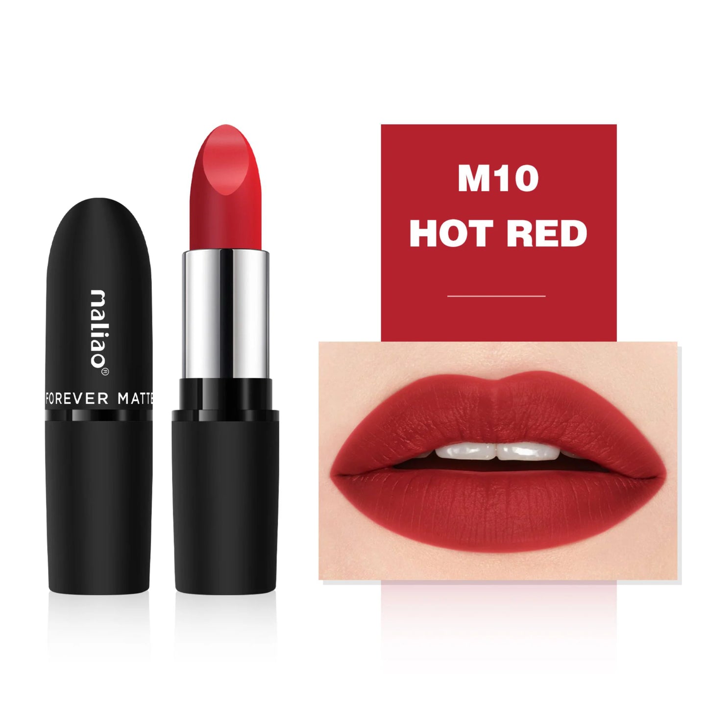 Maliao Forever Matte Lipstick - Long-Lasting Waterproof Elegance