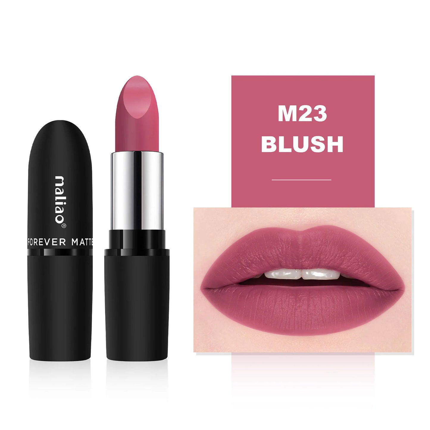 Maliao Forever Matte Lipstick - Long-Lasting Waterproof Elegance