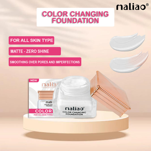 Maliao Color Changing Waterproof Foundation with Satin Finish - Long-Lasting Beauty