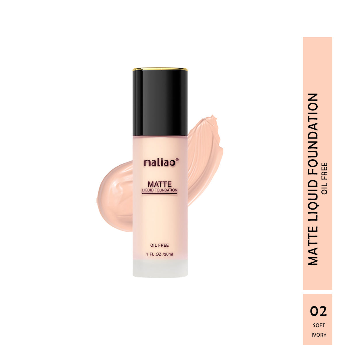Maliao Matte Liquid Foundation Oil-Free - Effortless Perfection for a Shine-Free Finish