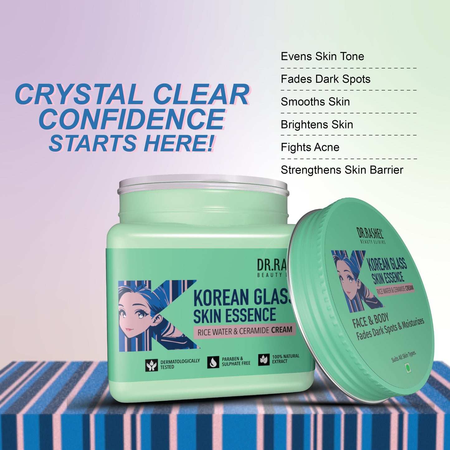 DR.Rashel Korean Glass Skin Essence Cream 380 ml