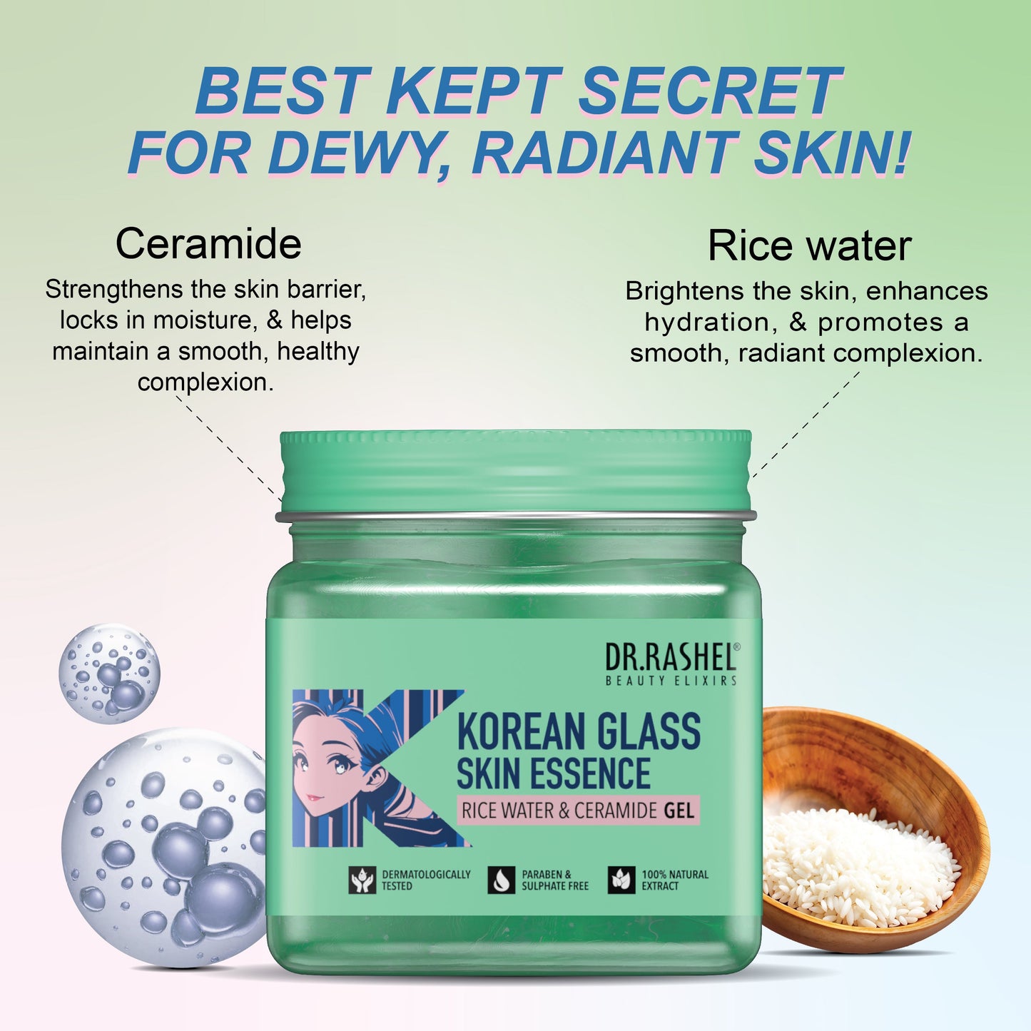 DR.Rashel Korean Glass Skin Essence Gel  380 ml
