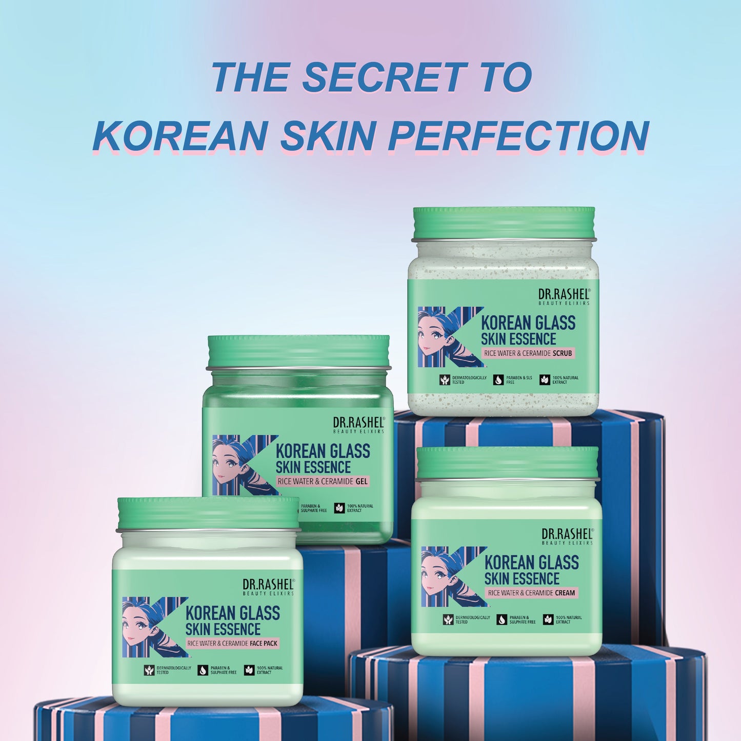 DR.Rashel Korean Glass Skin Essence Scrub 380 ml