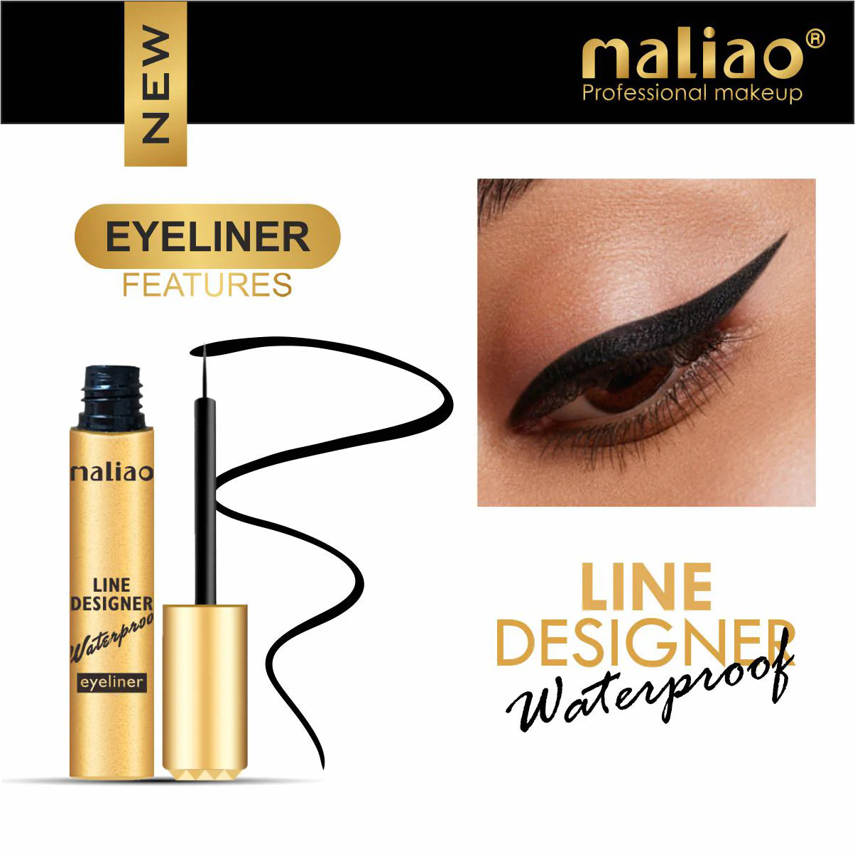 Maliao Eyeliner Line Designer Waterproof