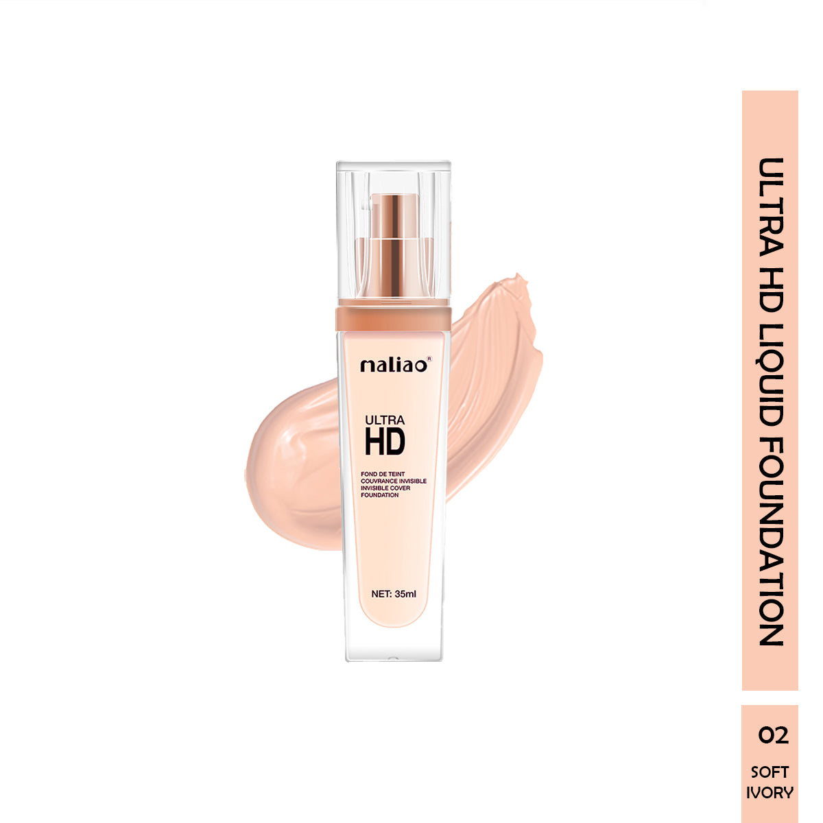Maliao Ultra HD Invisible Cover Foundation