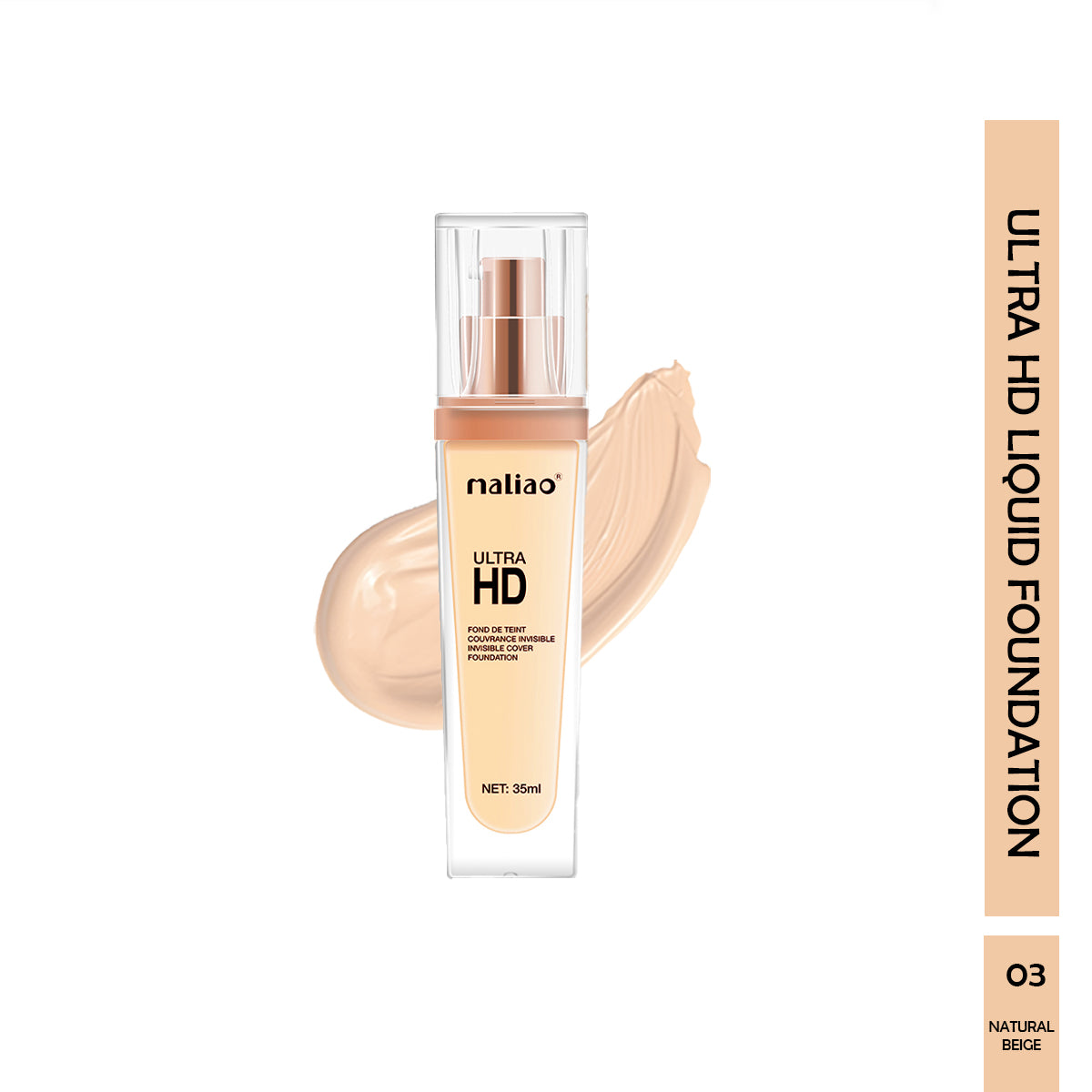 Maliao Ultra HD Invisible Cover Foundation