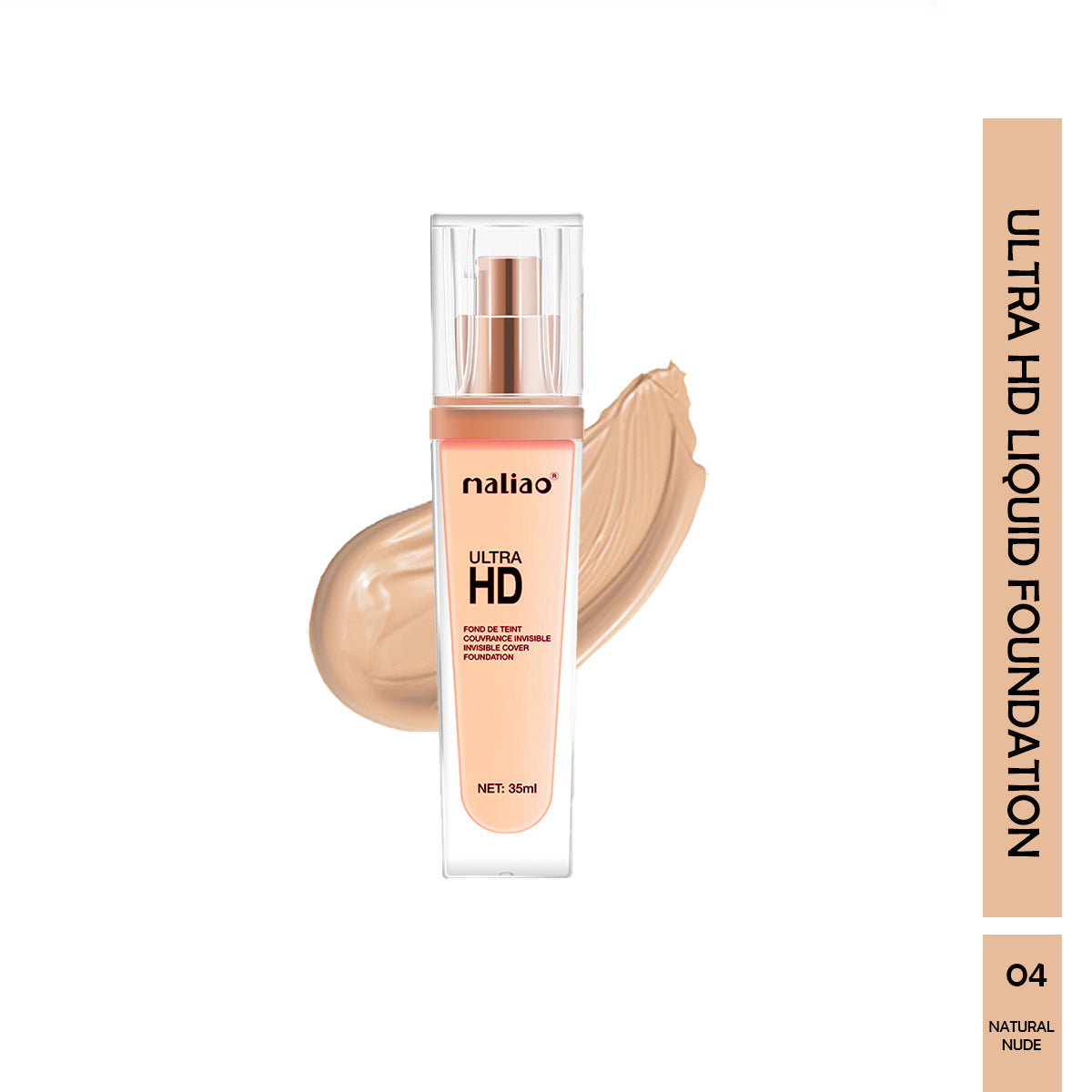 Maliao Ultra HD Invisible Cover Foundation
