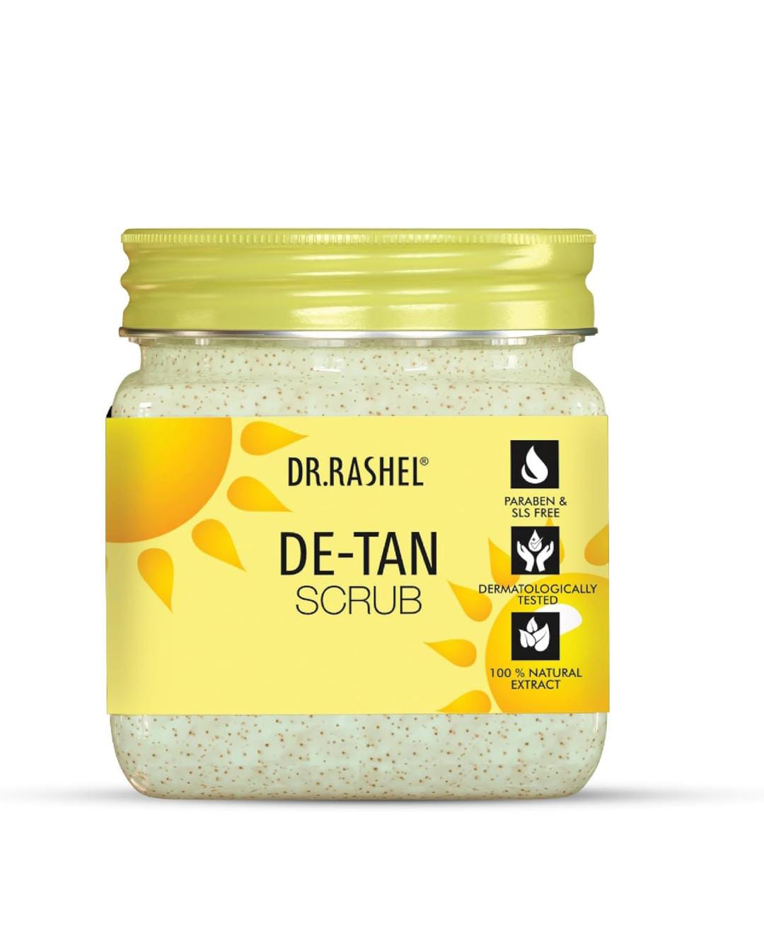 DR.RASHEL scrubs/ Fruit scrub/ DE-Tan scrub/ UBTAN scrub/ CHARCOAL Scrub/ APRICOT scrub/ RICE WATER scrub/MULTANI MITTI scrub/ PERAL scrub/ KOREAN GLASS SKIN scrub