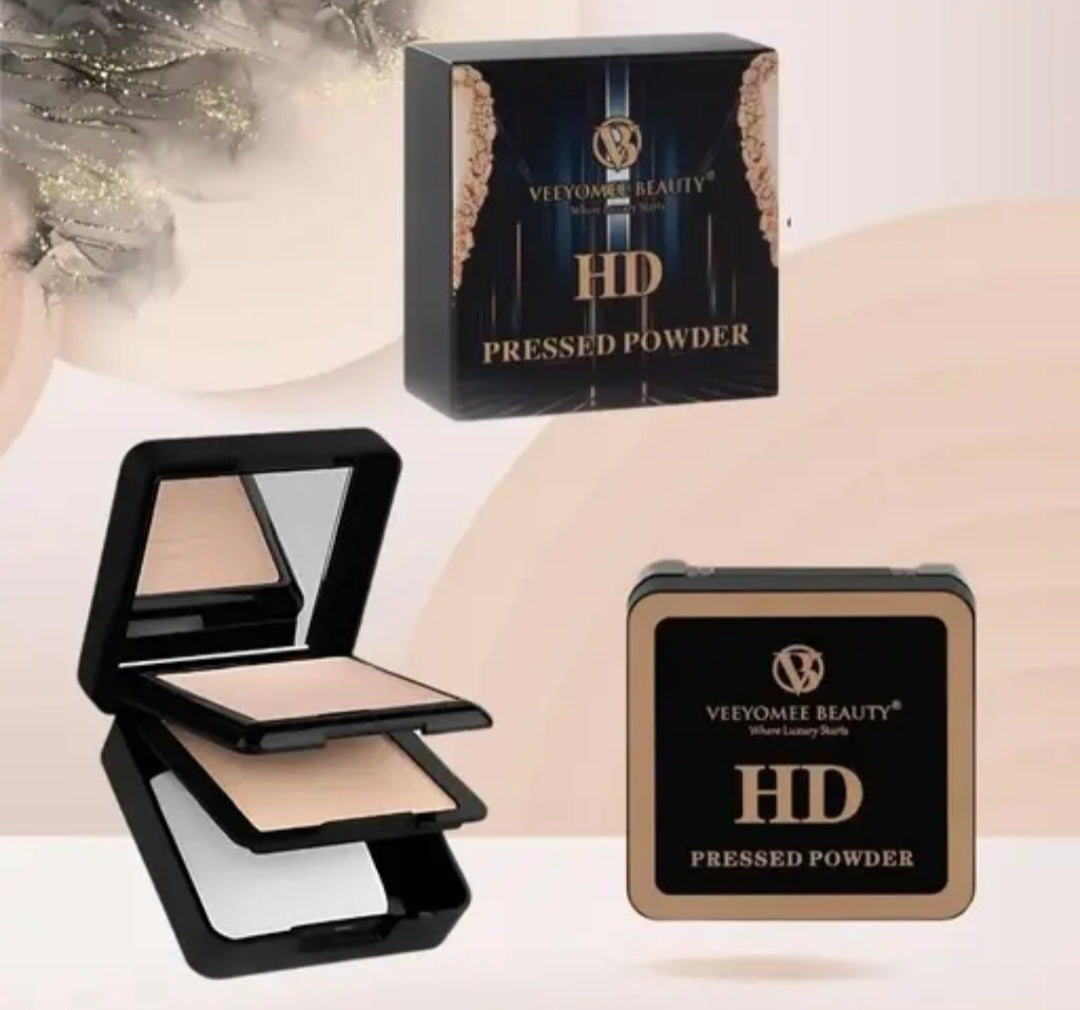 Flawless Finish: 2-in - 1 HD Pressed powder for smooth, Shine- free skin.