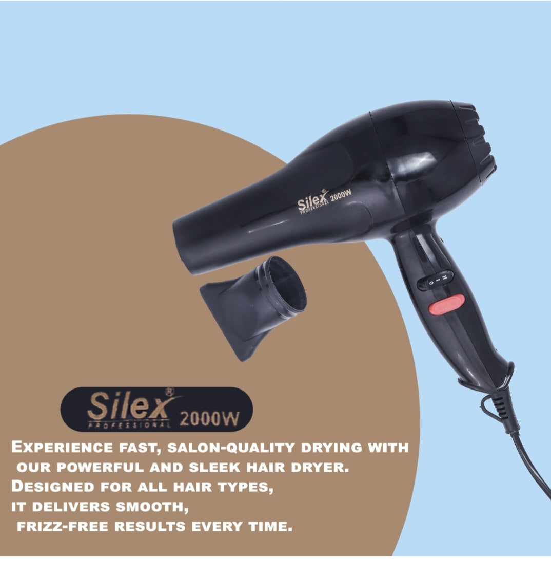 Silex 2000 W Instant Heat Up Time/Cold, Hot, Warm/KL-6130 / Colour Black/ 230 V/ Made in India