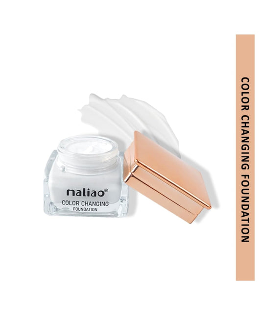 Malio Colour Changing Foundation/Flawless Coverage/Skin tone Adaptation/Lightweight Long-lasting/Hydrating Formula/ 30g