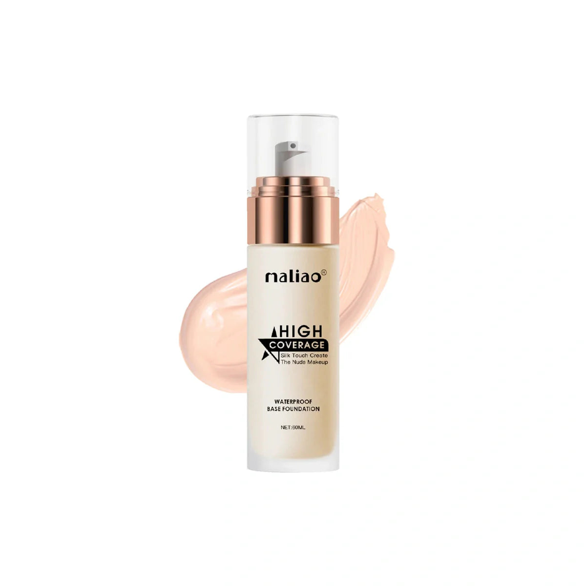 Maliao High Coverage Waterproof Base Foundation - Flawless All-Day Wear